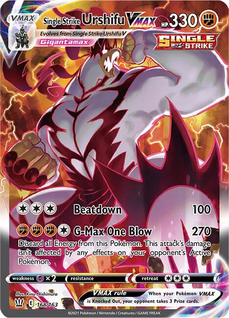 Single Strike Urshifu VMAX (Alternate Art Secret) - SWSH05: Battle Styles (SWSH05)
