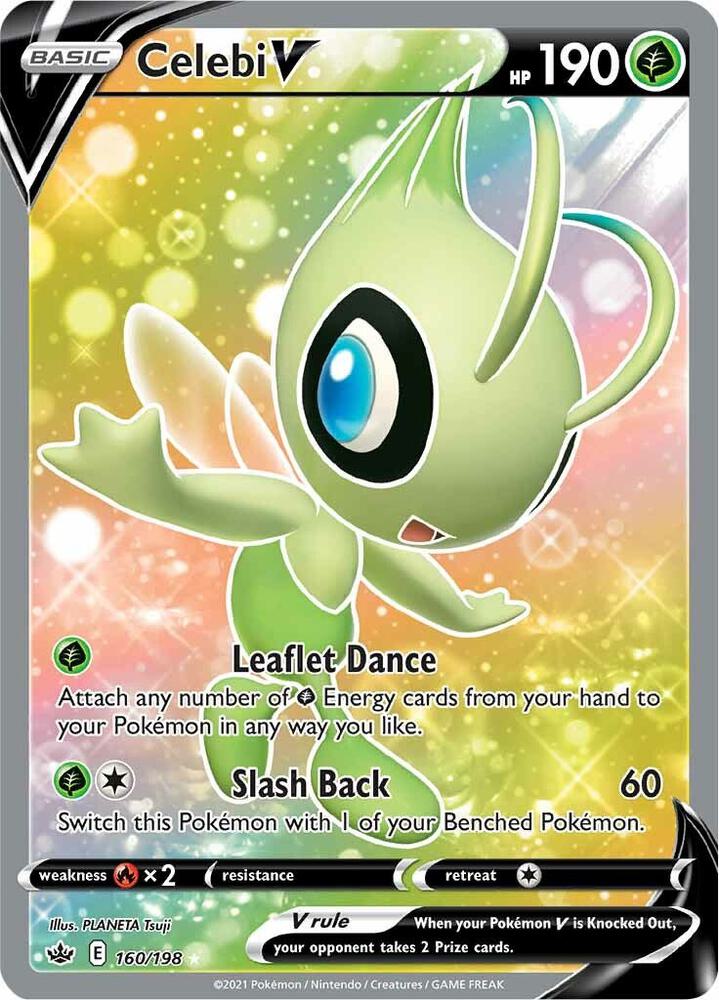 Celebi V (Full Art) - SWSH06: Chilling Reign (SWSH06)