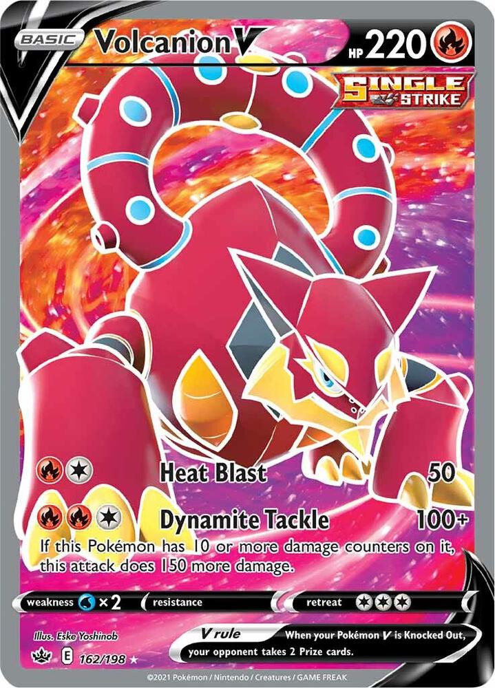 Volcanion V (Full Art) - SWSH06: Chilling Reign (SWSH06)