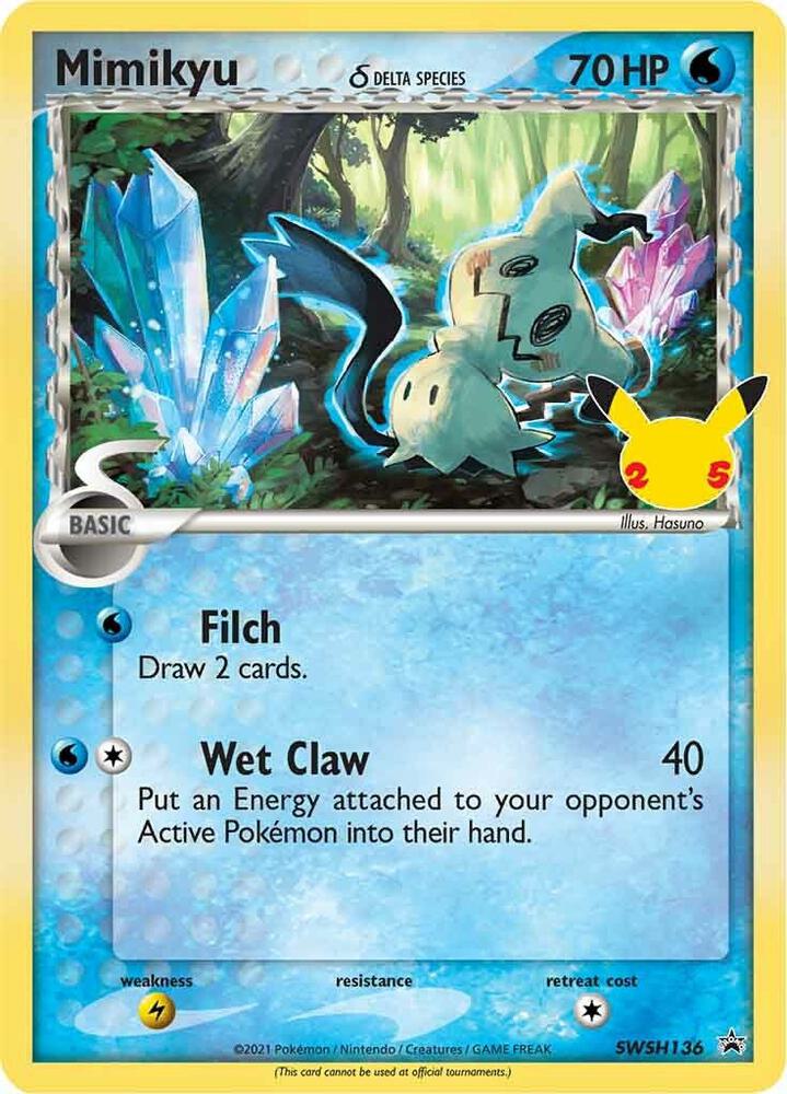Mimikyu (Delta Species) - SWSH136 - SWSH: Sword & Shield Promo Cards (SWSD)