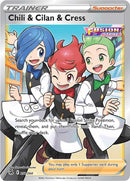 Chili & Cilan & Cress 258/264 Full Art Ultra Rare Fusion Strike Pokemon Card NM