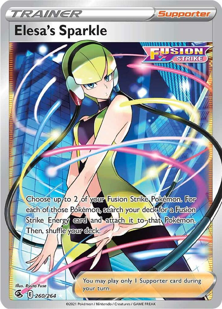 Elesa's Sparkle (Full Art) - SWSH08: Fusion Strike (SWSH08)