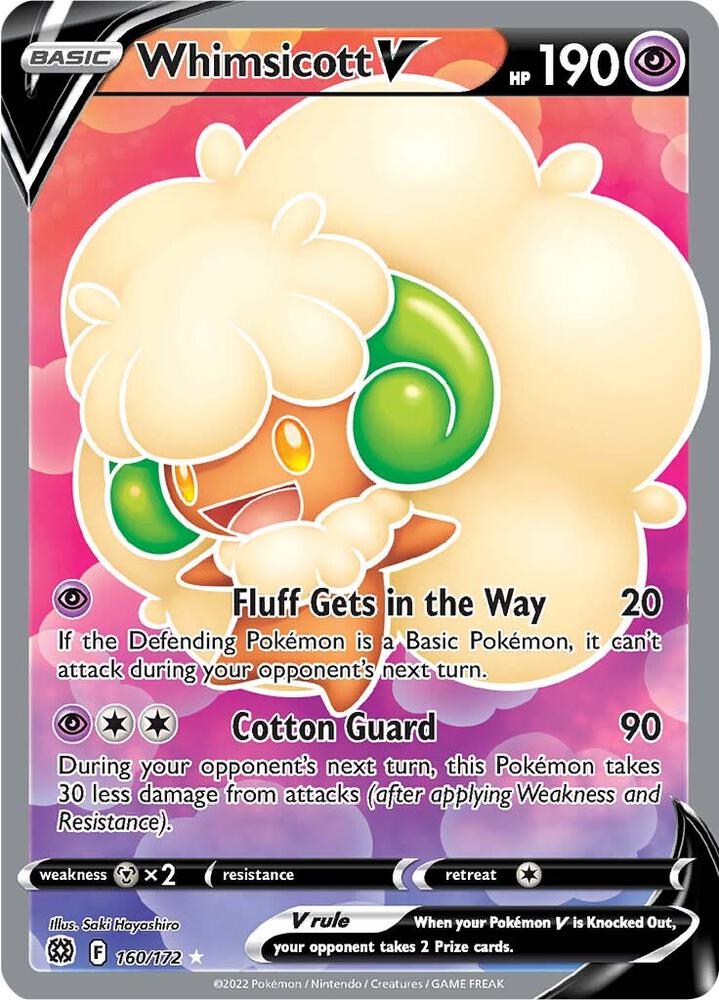 Whimsicott V (Full Art) - SWSH09: Brilliant Stars (SWSH09)