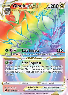 Giratina VSTAR (201) (Secret) - SWSH11: Lost Origin (SWSH11)