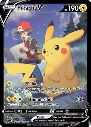 Pikachu V - SWSH11: Lost Origin Trainer Gallery (SWSH11: TG)