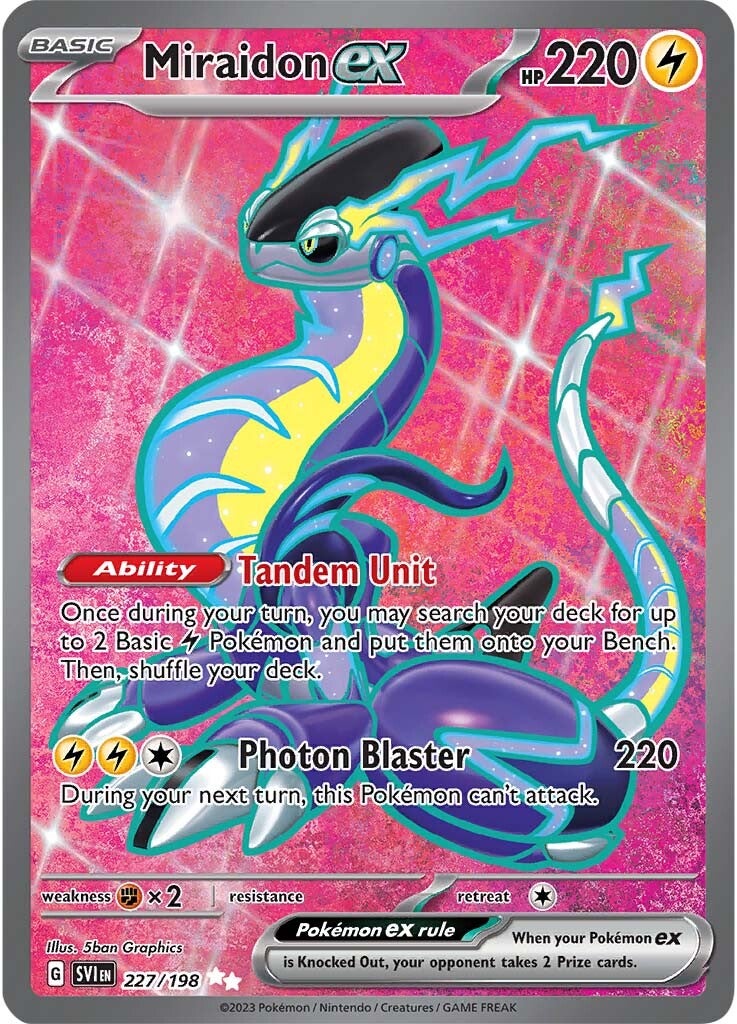 Miraidon ex - 227/198 - SV01: Scarlet & Violet Base Set (SV01)