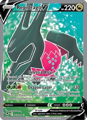 Regidrago V (Full Art) - SWSH12: Silver Tempest (SWSH12)