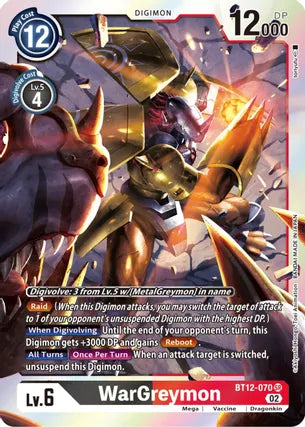 WarGreymon - Across Time (BT12)
