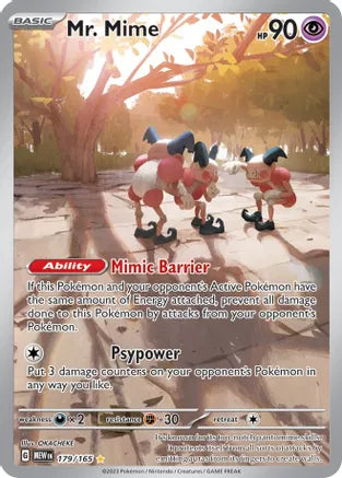 Mr. Mime - 179/165 - SV: Scarlet and Violet 151 (MEW)