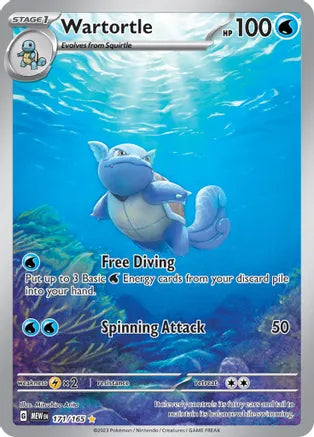 Wartortle - 171/165 - SV: Scarlet and Violet 151 (MEW)