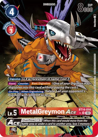 MetalGreymon Ace (English Exclusive Alternate Art) - Blast Ace (BT14)