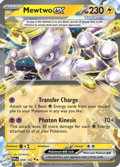 Mewtwo ex - SV04: Paradox Rift (SV04) 058/182