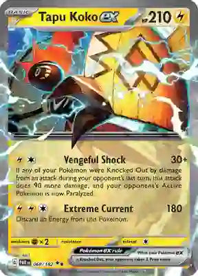 Tapu Koko ex - 068/182 - SV04: Paradox Rift (SV04)