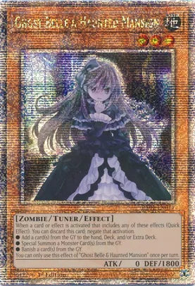 Ghost Belle & Haunted Mansion (Quarter Century Secret Rare) - 25th Anniversary Rarity Collection (RA01)