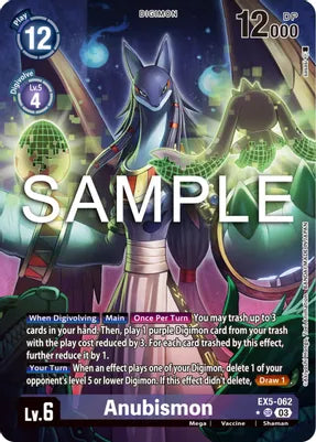 Anubismon (Alternate Art) - Animal Colosseum (EX05)