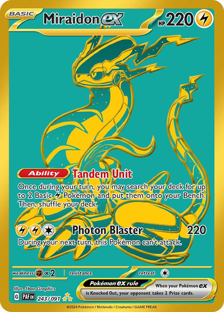 Miraidon ex - SV: Paldean Fates (PAF)