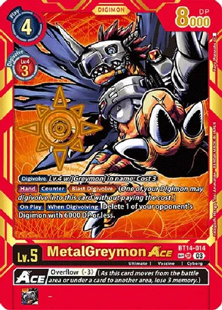 MetalGreymon Ace (Special Rare) - Exceed Apocalypse (BT15)