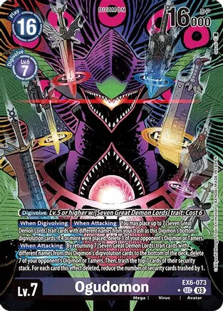 Ogudomon (Alternate Art) - Infernal Ascension (EX06)