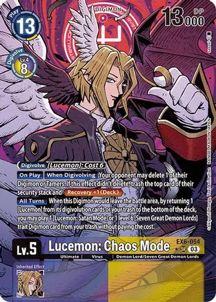 Lucemon: Chaos Mode (Alternate Art) - Infernal Ascension (EX06)