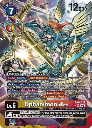 Ophanimon ACE (Alternate Art) - Infernal Ascension (EX06)