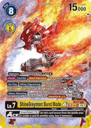 ShineGreymon: Burst Mode ACE (Alternate Art) - Secret Crisis (BT17)