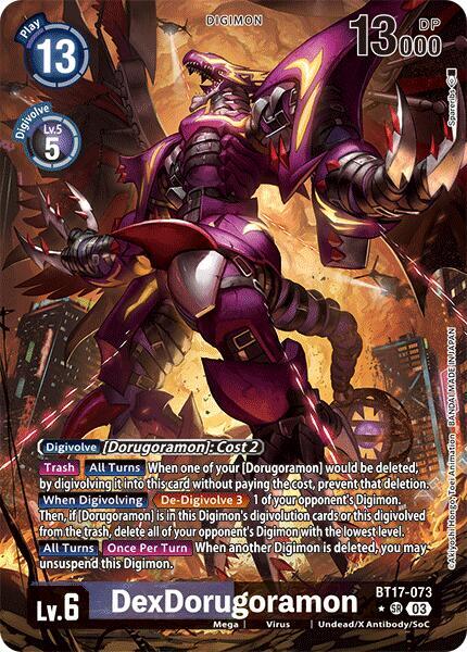 DexDorugoramon (Alternate Art) - Secret Crisis (BT17)