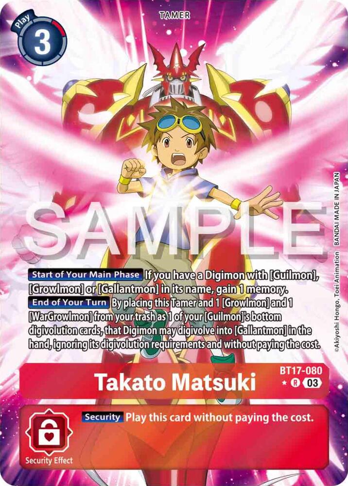 Takato Matsuki (Alternate Art) - Secret Crisis (BT17)