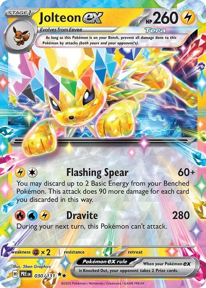 Jolteon ex - 030/131 - SV: Prismatic Evolutions (PRE)