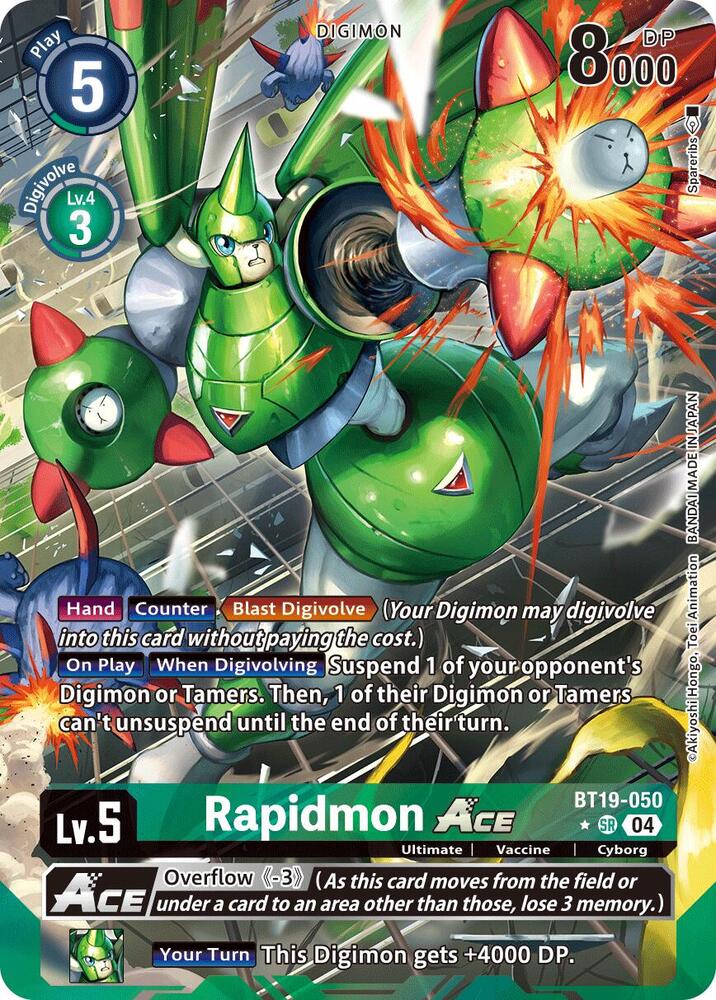 Rapidmon ACE (Alternate Art) - Release Special Booster 2.5 (BT19-20)