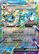 Vaporeon ex - 023/131 (Prismatic Evolutions Stamp) - Miscellaneous Cards & Products (MCAP)