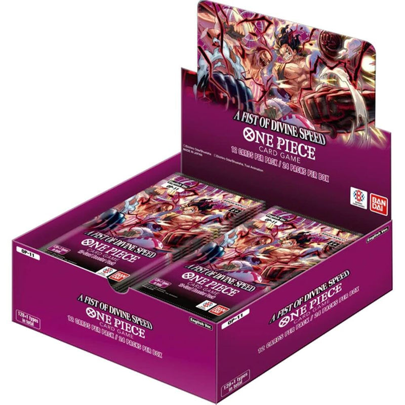 One Piece TCG OP11 A Fist of Divine Speed Booster Box IN STOCK