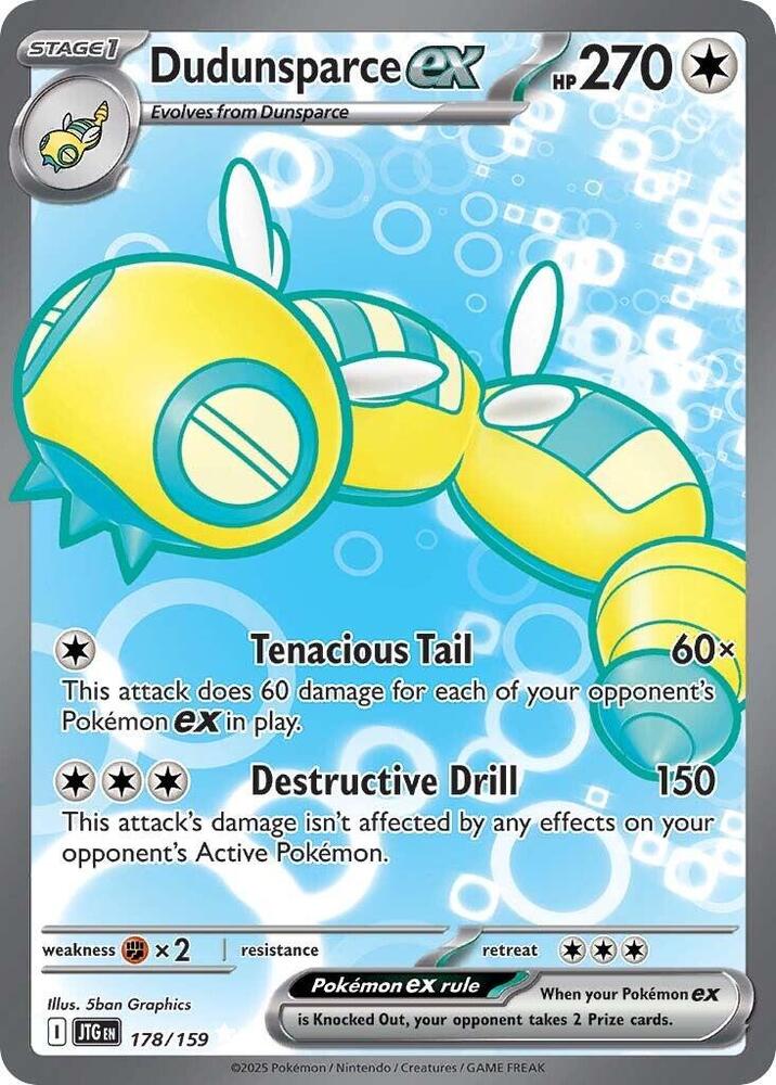 Dudunsparce ex - 178/159 - SV09: Journey Together