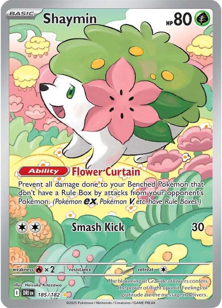 Shaymin - 185/182 - SV10: Destined Rivals (DRI)