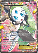 Meloetta EX RC25/RC25 Full Art Holo Rare B&W: Legendary Treasures Pokemon Card NM
