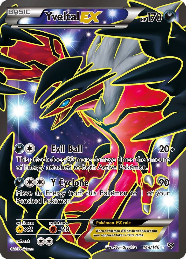 Yveltal EX (144 Full Art) - XY Base Set (XY)