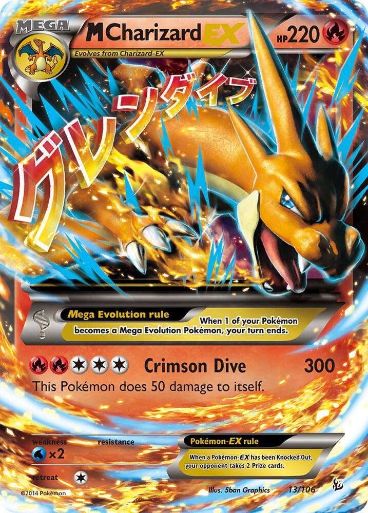 M Charizard EX (Y) - XY - Flashfire (FLF) (LP)