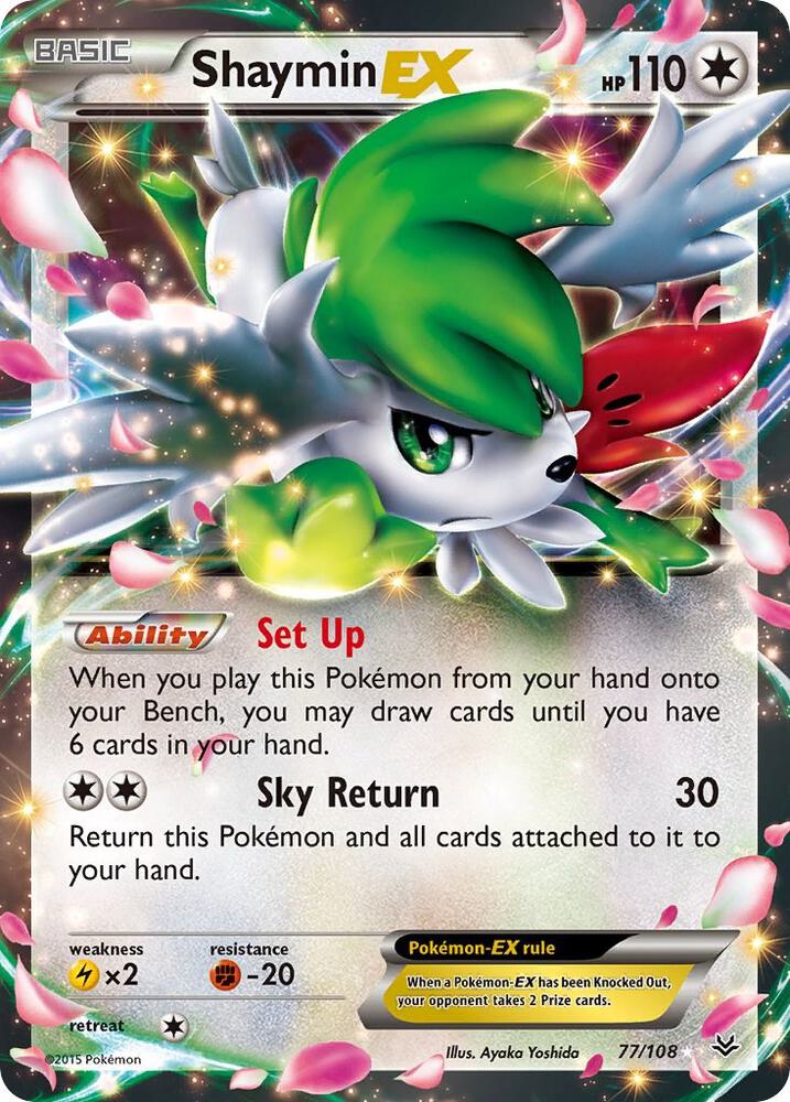 Shaymin EX - XY - Roaring Skies (ROS)