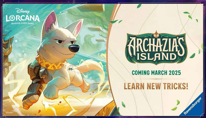 Lorcana TCG: Archazia's Island Booster Box 3/28/2025 Lorcana TCG: Archazia's Island Booster Box 3/28/2025