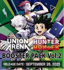 Union Arena: Hunter x Hunter Vol. 2 Booster 9/26/2025