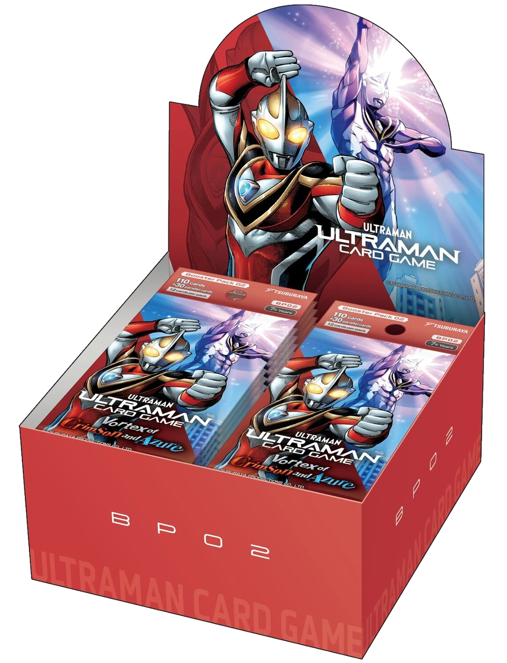 Ultraman Card Game BP02 Vortex of Crimson and Azure Booster Box Englis