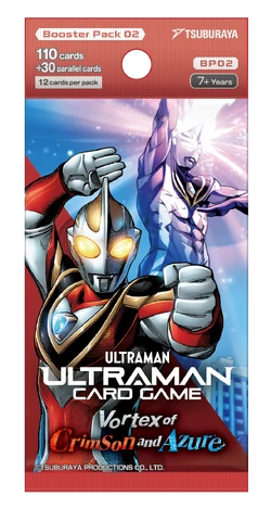Ultraman Card Game BP02 Vortex of Crimson and Azure Booster