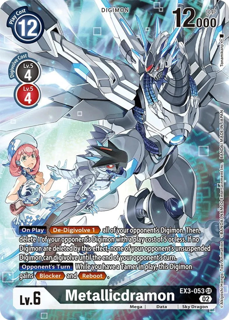 Metallicdramon (Alternate Art) - Draconic Roar EX3-053