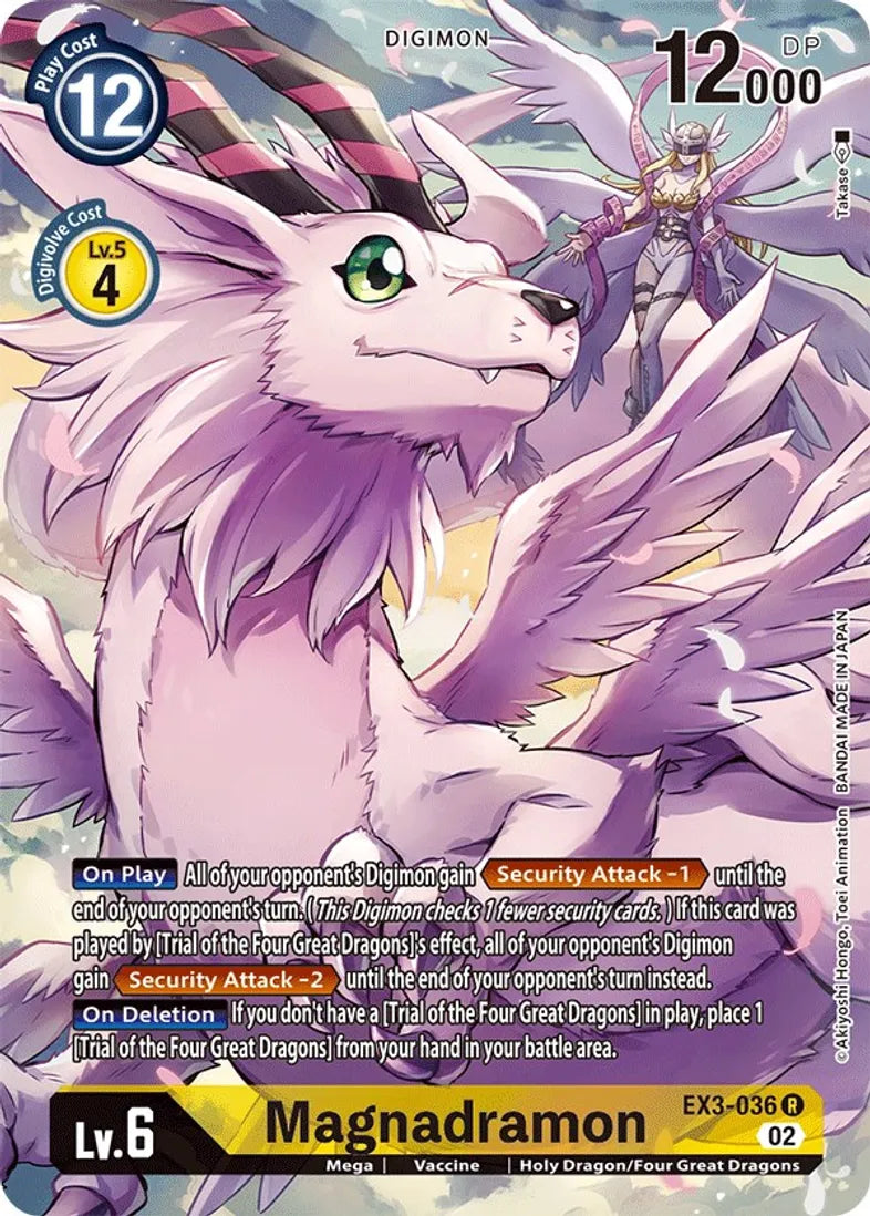 Magnadramon (Alternate Art) - Draconic Roar EX3-036