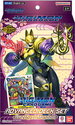 DIGIMON CARD GAME: ADVANCED DECK: AMETHYST MANDALA (ST-22) 12/05/2025
