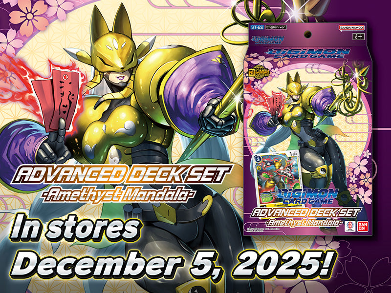 DIGIMON CARD GAME: ADVANCED DECK: AMETHYST MANDALA (ST-22) 12/05/2025