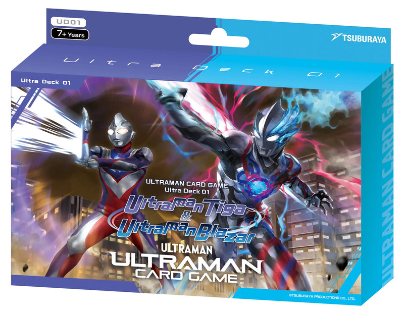 Ultraman Card Game Ultra Deck 01 "Ultraman Tiga & Ultraman Blazar" 12/19/2025