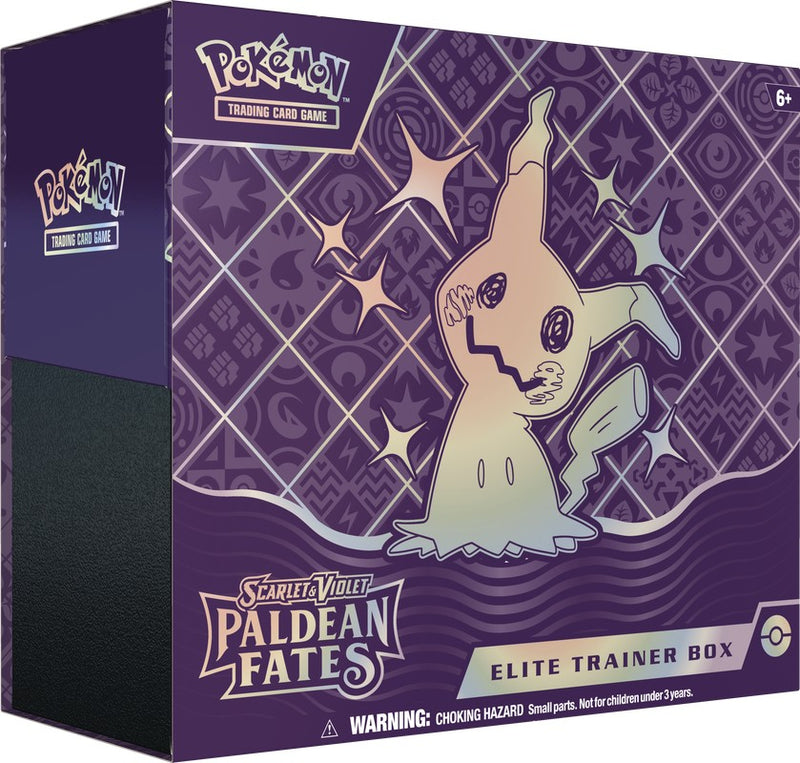 Pokemon TCG Scarlet and Violet 4.5 Paldean Fates Elite Trainer Box 01/26/2024