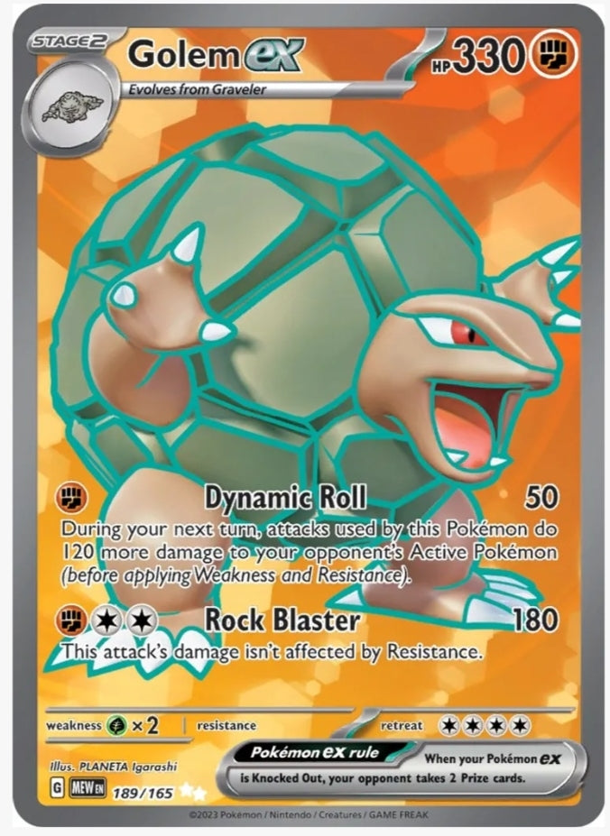 Golem ex - 189/165 - SV: Scarlet and Violet 151 (MEW)