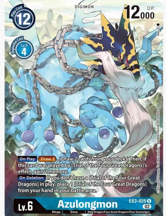 Azulongmon (Alternate Art) - Draconic Roar (EX03) 025