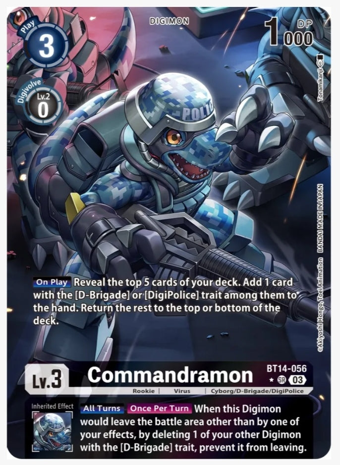 Commandramon (Alternate Art) - Blast Ace (BT14) 056